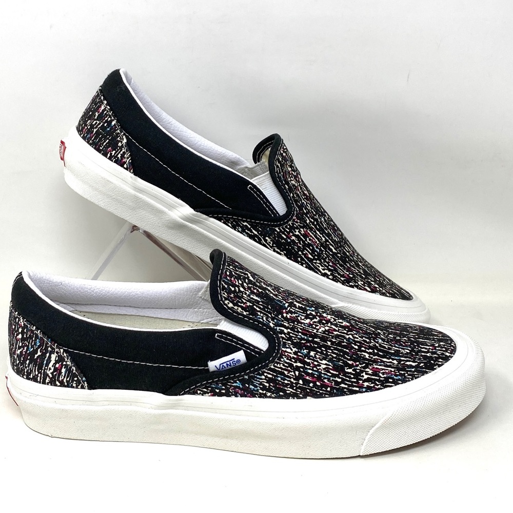 💖MEGA SALE💖VANS CLASSIC SLIP-ON 9 Canvas Black Men’s Sneakers VN0A3JEX9IE - Picture 4 of 11
